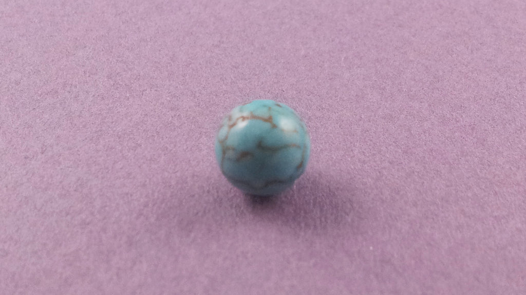 Howlite Gemstone - Turquoise (S)